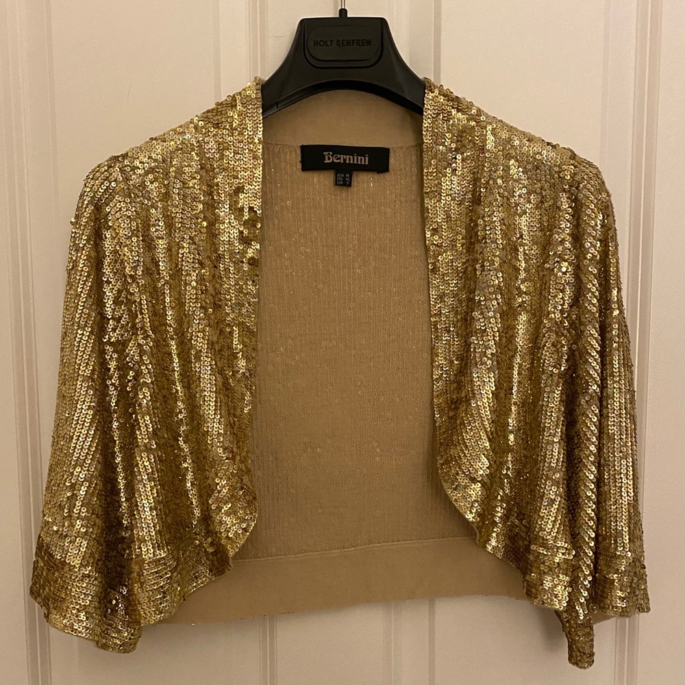 Bernini Embroidered Wool Top jacket